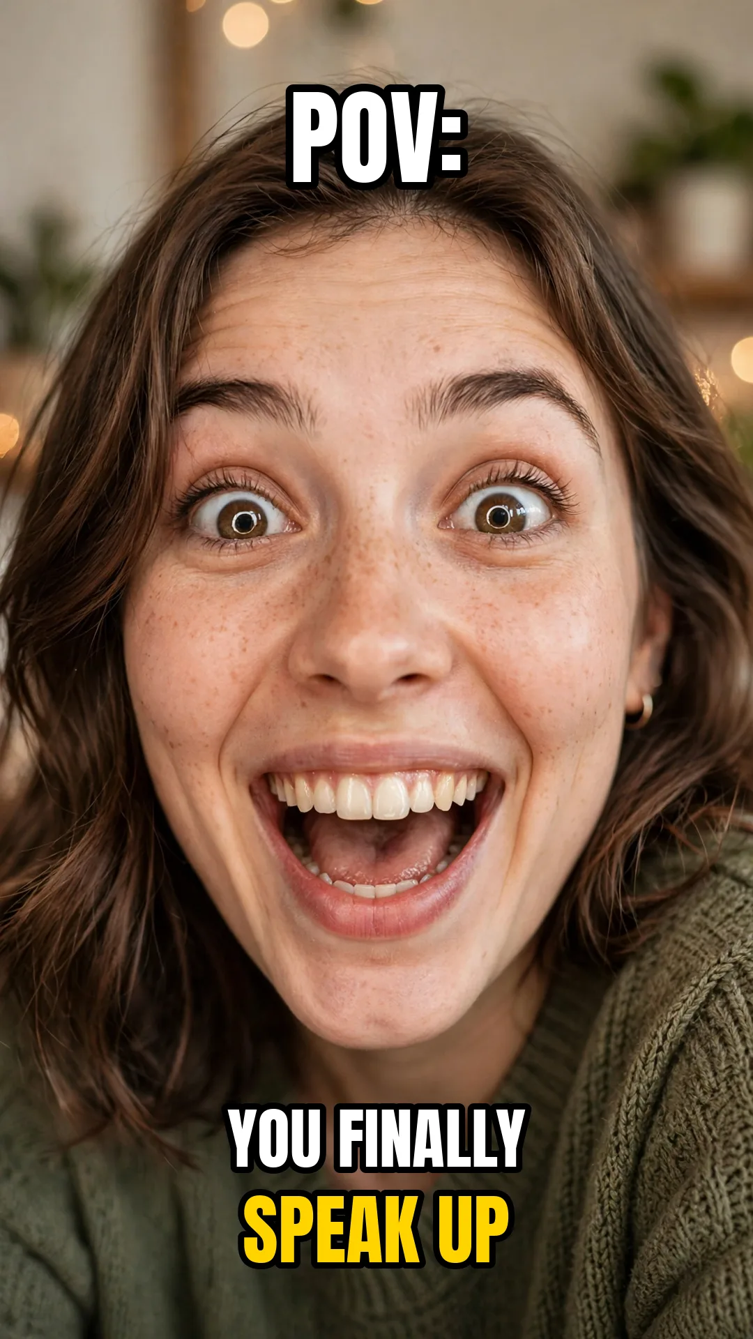 POV: You Finally Speak Up — Click Assets cover design
