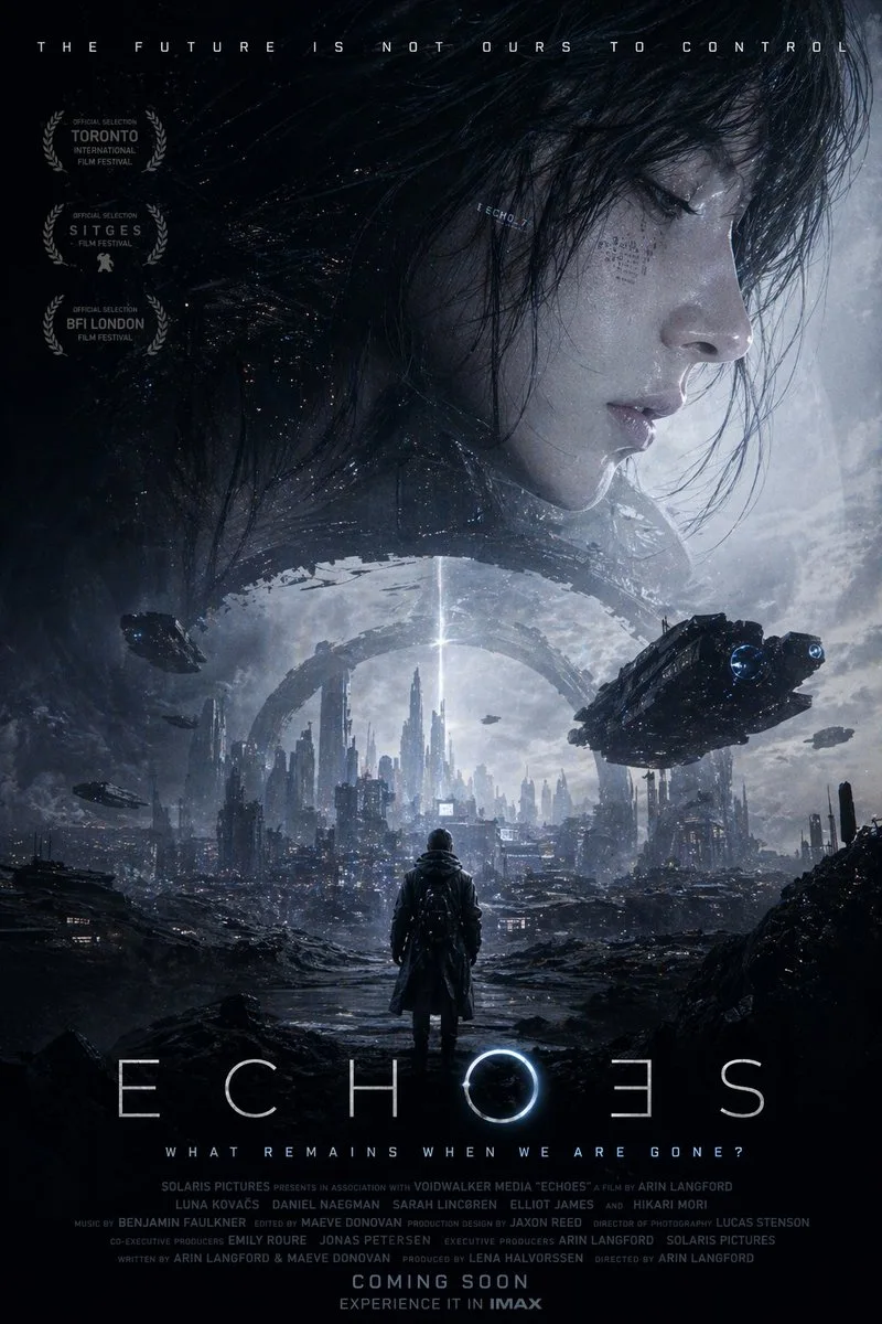 Дизайн постера к эпическому sci-fi фильму пример изображения