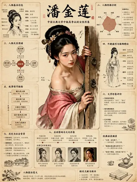 Jin Ping Mei Knowledge Graph sample image