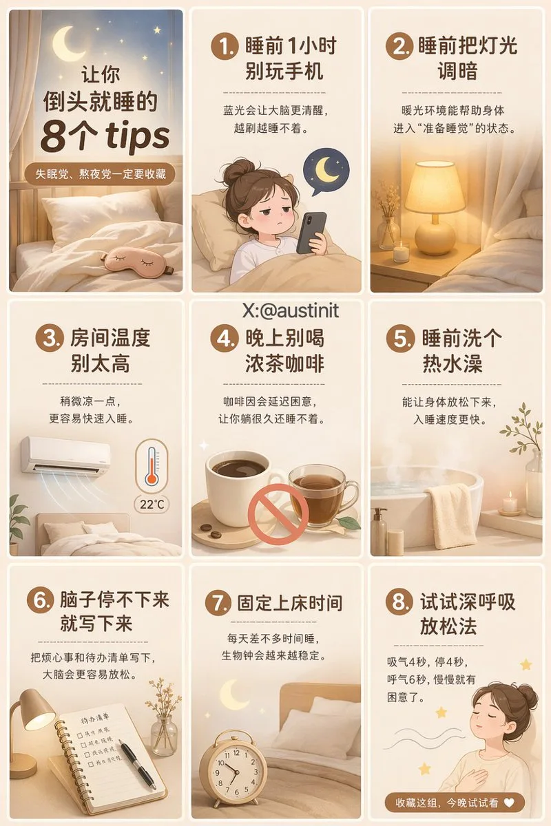 Soothing Sleep Guide 9-Grid sample image