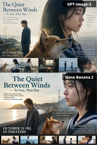Movie Poster with Layered Montage Composition sample image