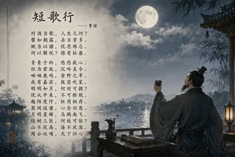 "Short Song Ballad" Poetic Conception Art sample image