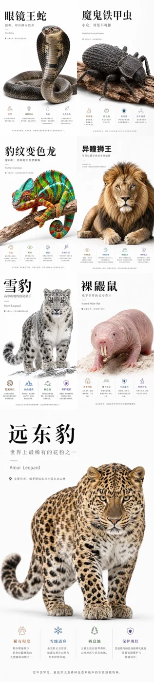 Apple-Style Nature Science Poster sample image