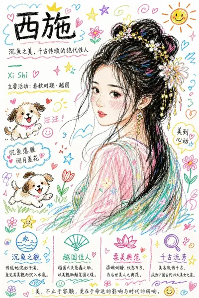 컬러 크로키 강아지 라인 아트 리드로잉 예시 이미지