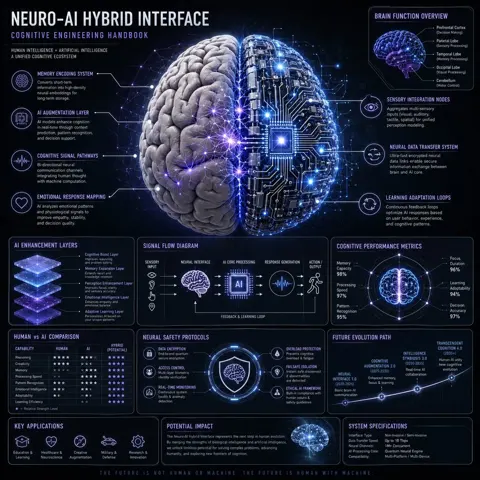 Neuro-AI Hybrid System Infographic sample image
