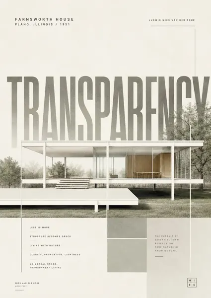 Minimalist Architectural Landmark Poster sample image