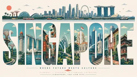 City Typography Travel Poster sample image
