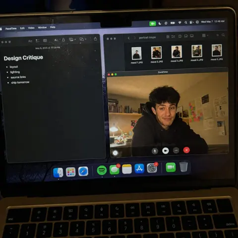Phone Photo of FaceTime Work Screen sample image