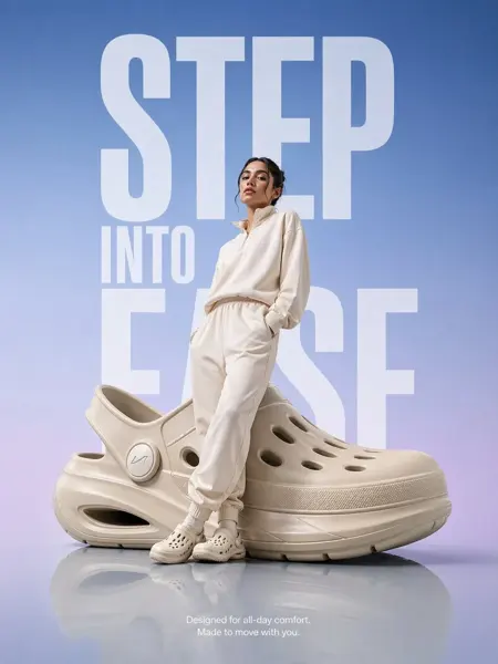 Giant Comfy Clog Campaign sample image