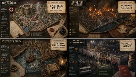 Historical Events 2x2 Visualization Map sample image