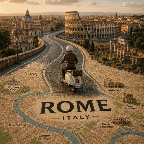 City Map Miniature Travel Poster sample image